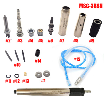 MSG-3BSN Pneumatic Mini Frinders Series Air Tool Micro Grinder Pencil Micro Hand Tool Series Parts Hose Accessories Bearing