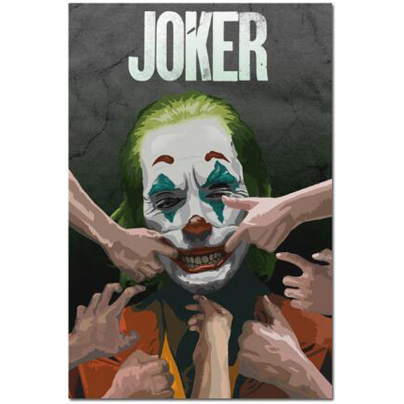 5D DIY Diamond Painting Movie Joker Cartoon clown Picture Full Square/Round Diamond mosaic Embroidery Cross Stitch gift WG1729