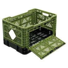 Snap Lock Foldable Industrial Garage Storage Bin Container Utility Basket