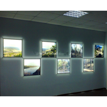 7PCS Indoor Wall Mount A2 LED Edge-lit Acrylic Picture Frame Advertising Light Box