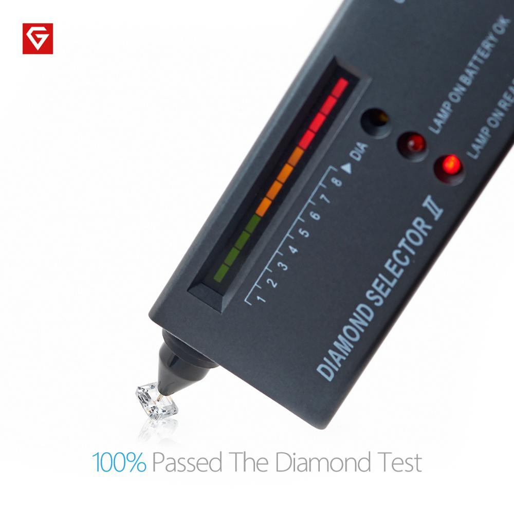 GIGAJEWE D Colour Excellent Asscher Cut Moissanite Loose Diamond Pass Tester Gems Stone For Jewelry making