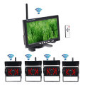 Wireless Reverse Reversing Camera & IR Night Vision 7" Car Monitor for Truck Bus Caravan RV Van Trailer Rear View Camera