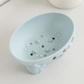 Bathroom Gadgets Candy Colors Cartoon Shape Soap Box with Cover Draining Practical Easy Clean Soap Holder Soap Dish Box