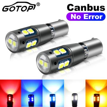 2pcs BA9S BAX9S BAY9S H21W H6W Car Led Bulb Canbus Error Free 10SMD 3030 Chips License Plate Light Auto Parking Reverse Lamp