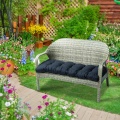 130x50CM Recliner Cushion Outdoor Patio Garden Bench Cushion Swing Cushion Rattan Chair Cushion Soft Comfortable Long Cushion