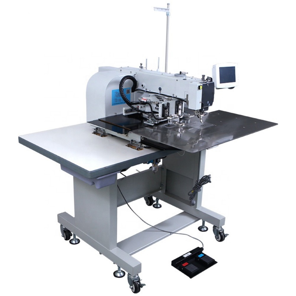 HM-3020GH-1 Flat-Bed Leather Sewing Machine Single Needle Programmable Lock Stitch High-Speed CE Certified Industrial Sewing (1)