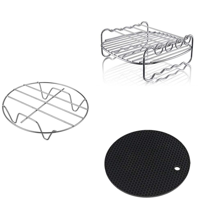 New Air Fryer Accessories, Air Fryer Accessories and Air Fryer Accessories Fit for all 3.7QT-5.3QT-5.8QT,Set of 5-7 inch