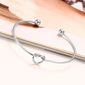 Vnox Elegant Women Stainless Steel Tied Knot Cuff Bracelets Bangles Stainless Steel Gifts for Her