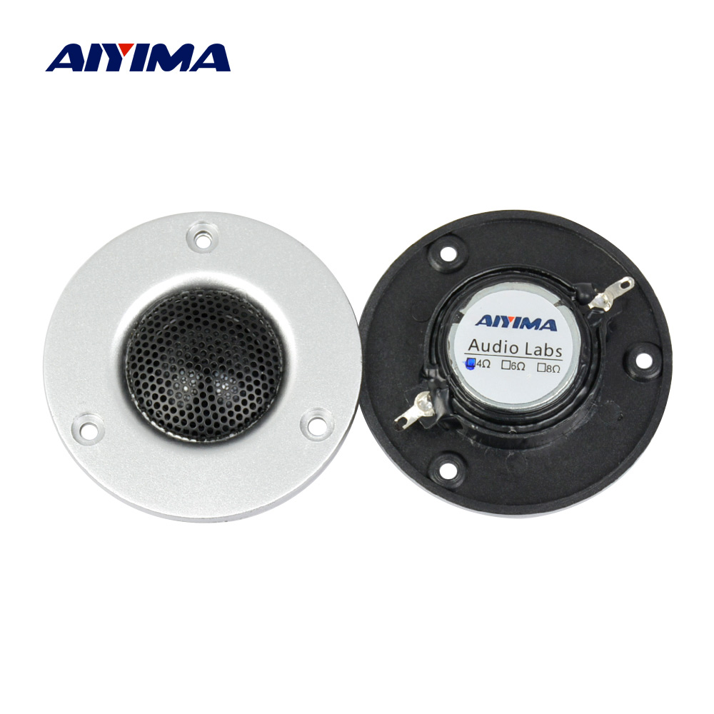 AIYIMA 2Pcs Tweeter Audio Speaker Driver Treble Horn HiFi Stereo Loudspeaker 3 Inch 4 Ohm 20W DIY Sound Speakers System