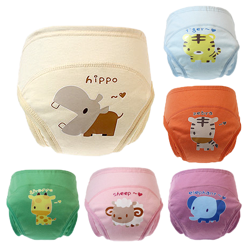 baby underwear cartoon animal pattern