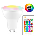 Smart Bulb GU10 RGBW 5W Led Dimmable Compatible For Home Bedroom Light Remote Control By Smartphone Tubes