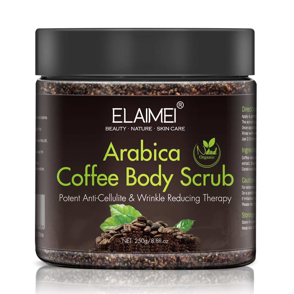 Arabica Coffee Scrub Body Scrub Cream Facial Dead Sea Salt For Exfoliating Whitening Moisturizing Anti Cellulite Treatment Acne