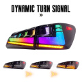 HCMOTIONZ V2 RGB Car Rear Lamps Assembly for Lexus IS250 IS300 IS350 ISF 2006-2013