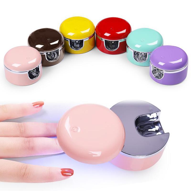 3W Mini Monodactylism LED UV Nail Lamp Nail Polish Dryer Manicure Tools USB UV Gel Auto Sensor Nail Art Equipment Fast Drying