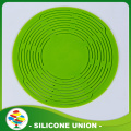 Non Slip Round Silicone Coaster Mat For Kitchen