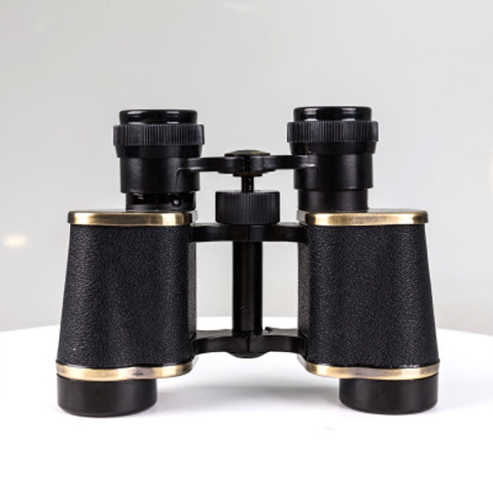 8*30 FHD Copper Mid-tone Binoculars Military Portable Outdoor Telescope With BAK4 Prisms