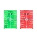 PINTUDY Magnetic Laser Target Card Plate Laser Level Tool Rotary Cross Line Laser Level Horizontal Vertical Multiusos Green Red