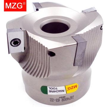 MZG Discount Price BAP400R 50 63 80 mm Four Insert Clamped Machining Cutting End Mill Shank Shoulder Right Angle Milling Cutter