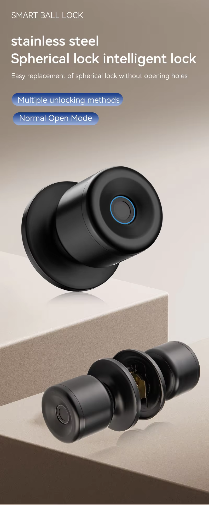 smart lock door knob