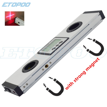 400mm 16inch Laser Digital Level Angle Finder laser Level Spirit Level Upright Inclinometer with Magnets Protractor Ruler