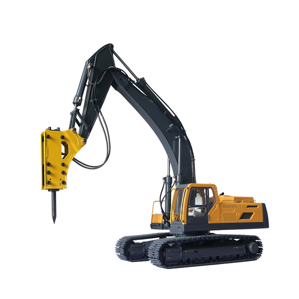 Excavator JDM-106P Breaker Hammer Set For 1:14 1/12 RC Hydraulic 360L PC270 LB954 Excavator Hammer Head Accessories