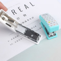 Deli set stapler cute cartoon stapler mini small stapler school office student stationery gift