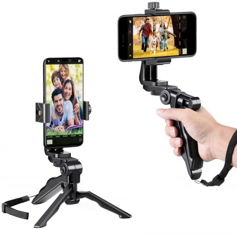 Hot-Handheld Stabilizer, Mobile Phone Handheld Grip Video Camera Tripod, Suitable for 58-105mm Smart Phone Photography