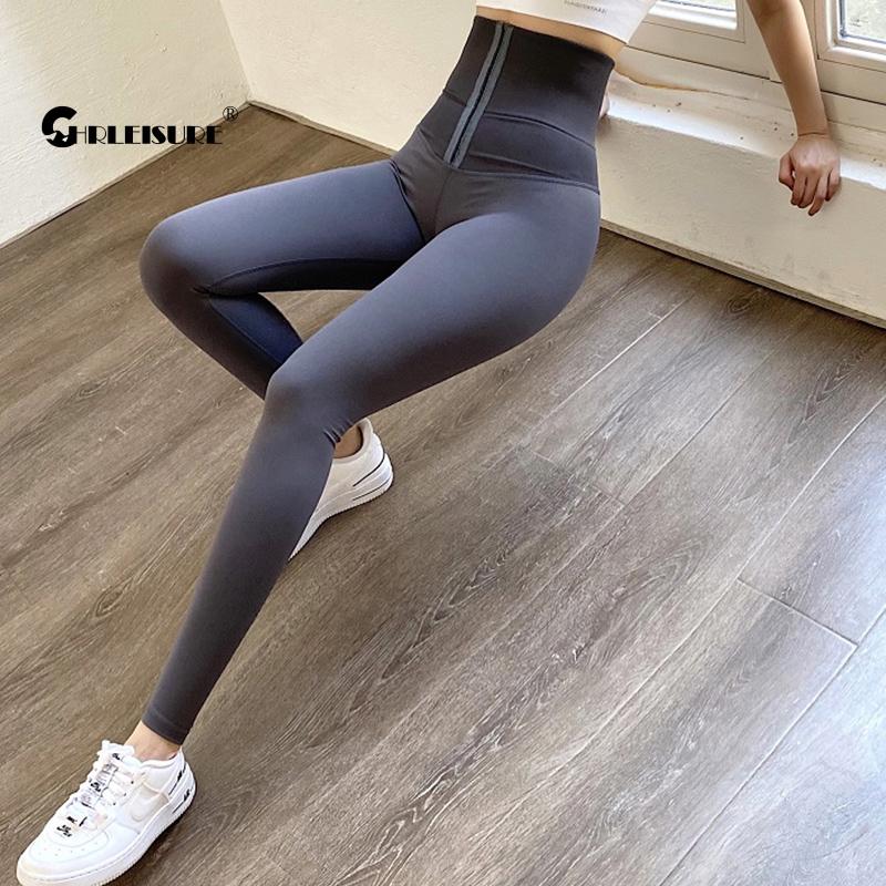 CHRLEISURE High Waist Yoga Pants Push Up Gym Fitness Sport Leggings Women Winter Tights Sexy Slim Compression Sportswear Thicken