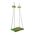 5pcs Parrot toy Christmas decoration set Chew toy swing stand
