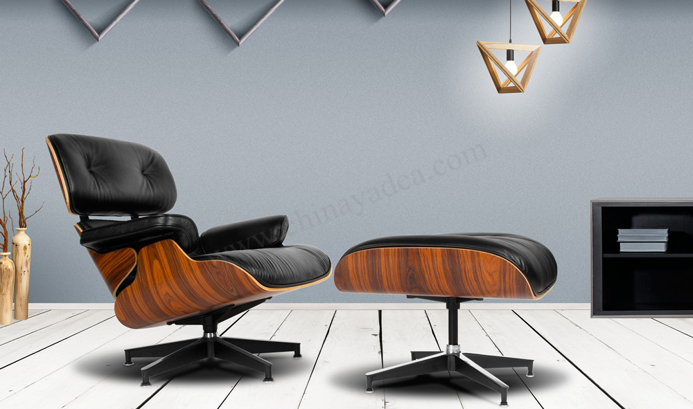 Eames lounge chair and ottoman