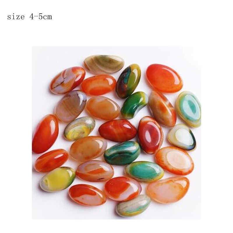 500g Decoration Stones 0.5-6cm Rounded Natural Riverstones Fish Tank Landscaping Cobblestone Decoration Stone