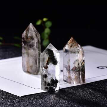 Natural Crystal Point Chorite Crystals Column Healing Reiki Obelisk Reseda Quartz Dtick Decoration Interior Fengshui DIY Gifi