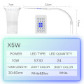 X5W White Blue 
