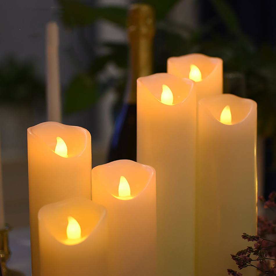 Flameless Paraffin Wax Led Candles Powered By Battery For Wedding/Birthdays/Holiday Party/Hotel,Coffee Shop Hom Room Decoration