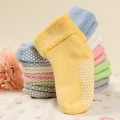 0-3Y Cotton Baby Socks Winter Warm Newborn Baby Girl Boy Socks Anti Slip Toddler Infant Socks With Rubber Soles Children Sokken