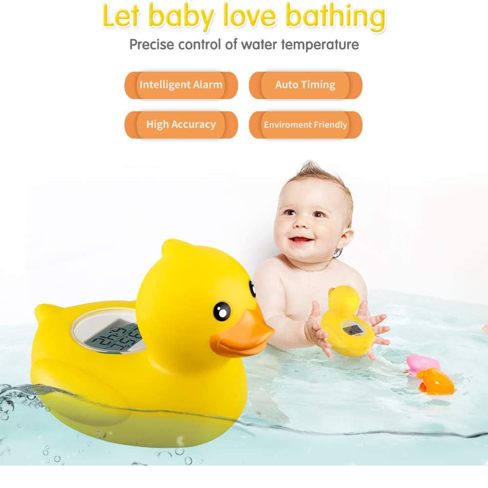 Baby Bath Thermometer Bath Water Temperature Digital Room Thermometer Duck Floating Thermometer Bath Baby Bath Toys