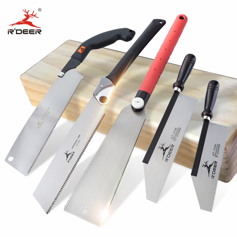 Hand Saw SK5 3-edge Japanese Saw 65# Manganese Steel Folding Wood Saw For Tenon Cutting Garden Pruning Woodworking