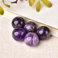 1PC Natural Amethyst crystal ball 20mm Reiki Quartz Energy Healing Stone Ore Mineral For Home Decoration Collection DIY gift