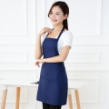 1PC Colorful Cooking Baking Apron Pure Color High Quality Plain Apron Pocket Sleeveless Aprons Kitchen Chef Waiter Cafe BBQ Tool