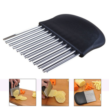 Stainless Steel Potato Fries Wave Cutting Machine Vegetable Making Peeler Fruit Utility Knife Kitchen Accessories Appliances