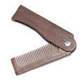 Natural Red Sandal wood Fold Comb Hair Comb For Men Beard Care Anti-static Wooden Comb Hair Care Tools Hair Brush 1pc