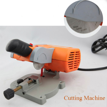 220V Table Cutting Machine Bench Mini Cut-off 0-45 Miter Saw Steel Blade 3/8