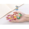 4pcs/pack Creative Cartoon School Stationery Small Color Deer For Kids Gift Creative Novelty Item Cute Eraser