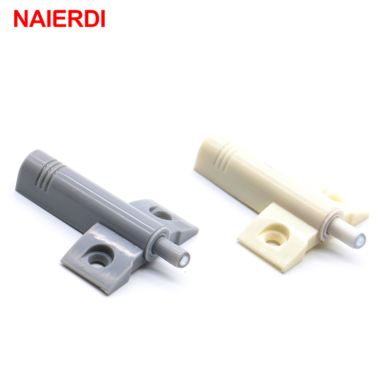 NAIERDI 10Set Kitchen Cabinet Catches Door Stop Drawer Soft Closer Wardrobe Damper Buffers With Screws For Furniture Hardw