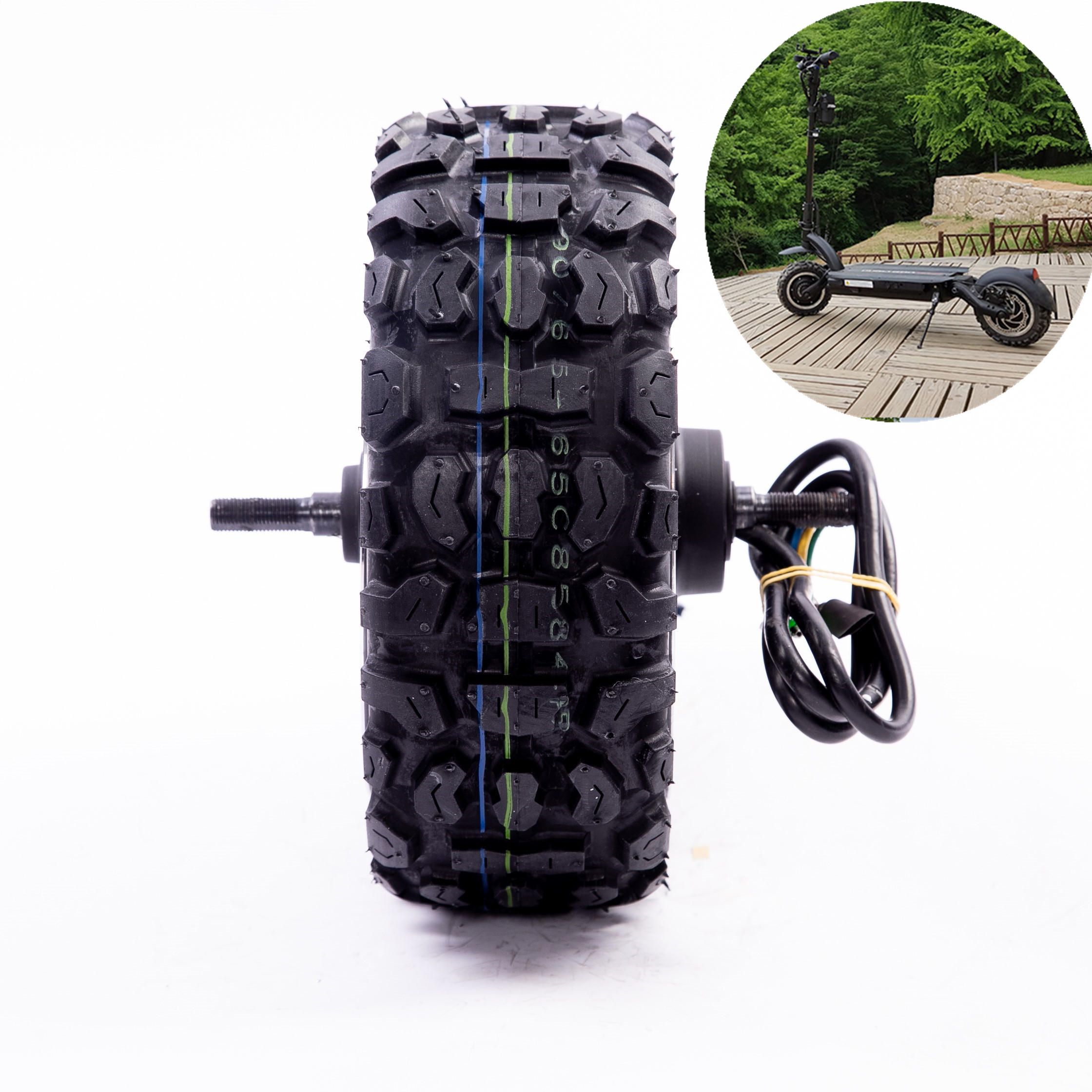 High Speed Tyres 11 inch 60v 1600w E Bike Motor 11" Electric Motorcycle Takeaway Engine Buggy Dultron Motor Scooter Hub Motor