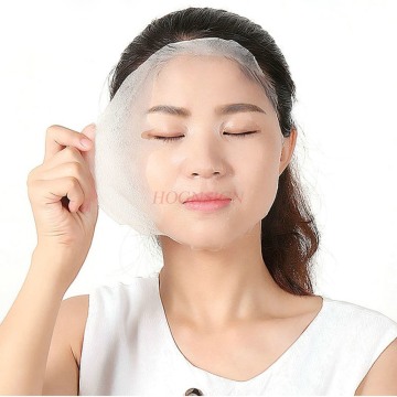 100 pcs paper mask Compressed facial mask paper process ultra thin disposable spa hydrating film paper dry mask buckle