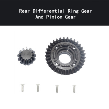 Hot sale Harden Steel Rear Differential Ring Gear And Pinion Gear Set For 1/7 Traxxas UDR 6.21