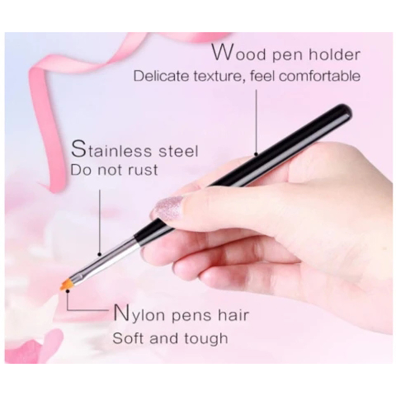 8pcs Nail Bloom Flower Nail Art Brush Pen Gel UV Nail Painting Flower Drawing Pen Multipurpose Nail Art Tool Water-color Pens