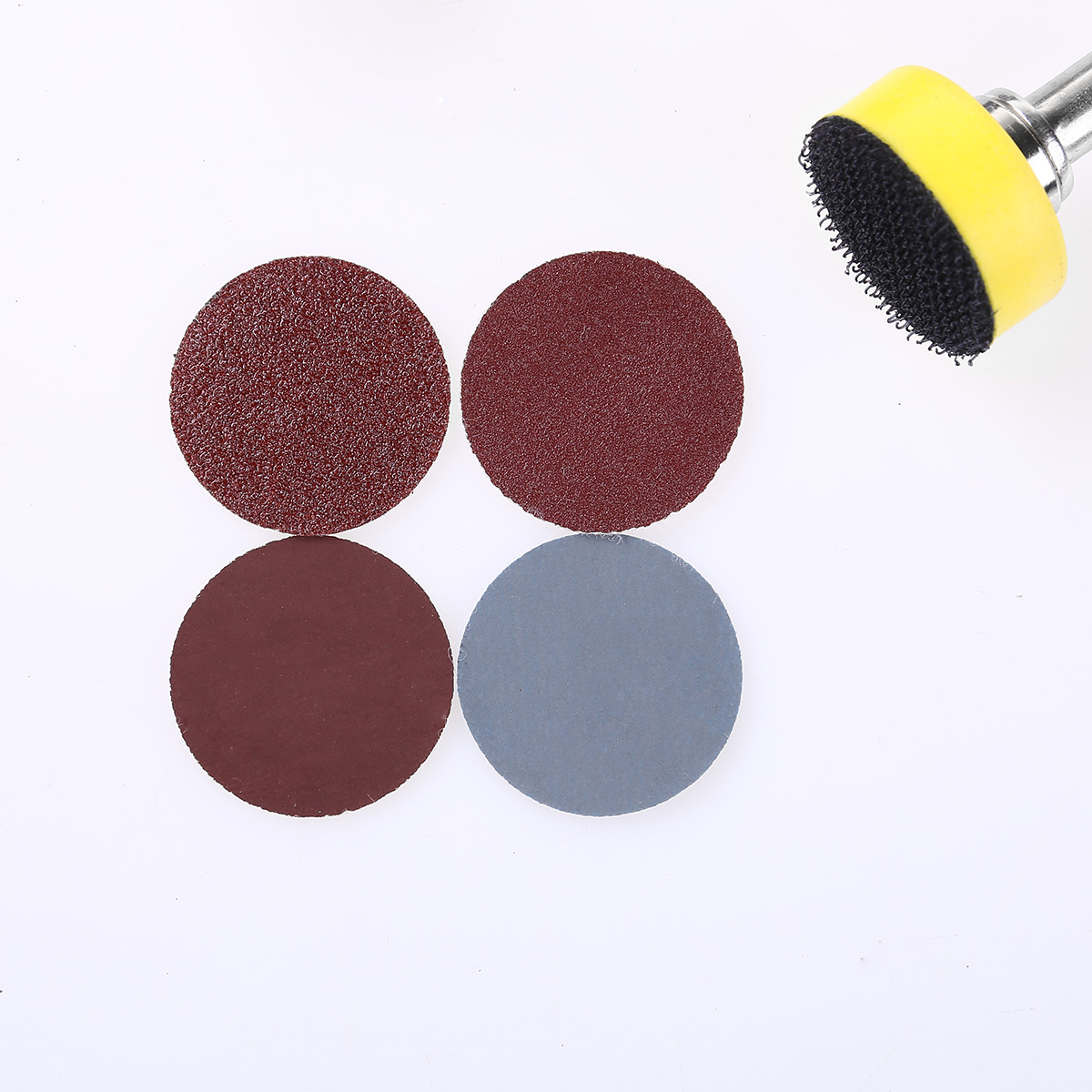 100Pc Abrasive Tools Sanding Discs Pad Kit with Shank Backer Plate for Drill Grinder Rotary Tools 100/180/240/1500/3000 Grits