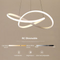 Post Modern Irregular LED Chandelier Light Aluminum Acrylic Ceiling Hanging Lamp Dining Room Pendant Restaurant Suspension Light